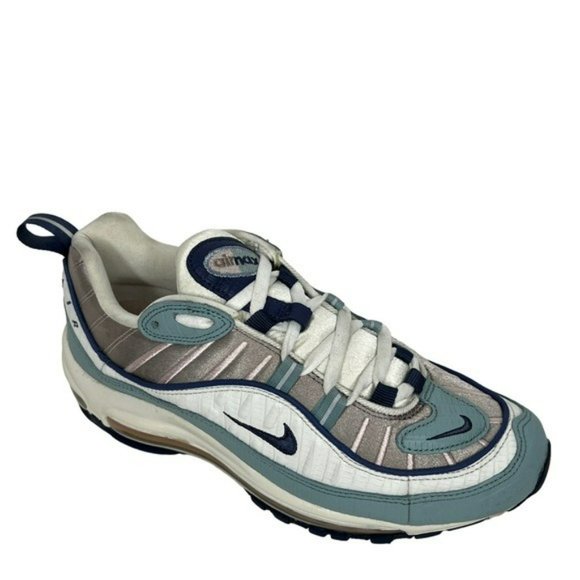 Nike Air Max 98 Premium Ocean Blue CK0832 Running Athletic Shoes Size 8.5 - Picture 5 of 16